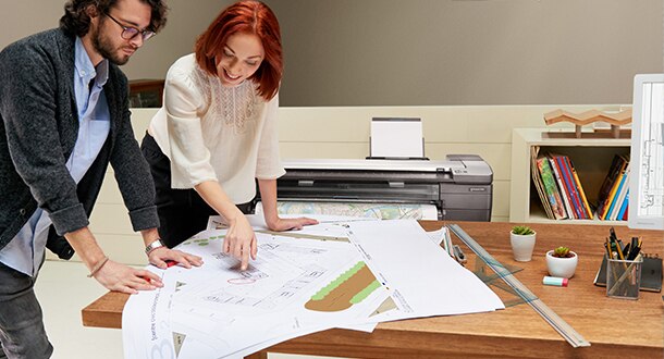 惠普大幅面繪圖儀